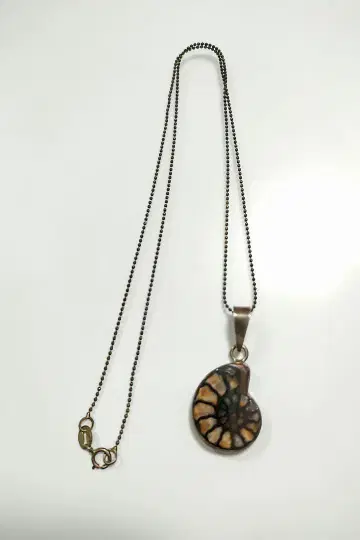 5534#1120 STERLING 925 암모나이트 펜던트 0923