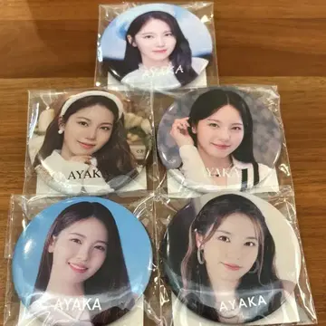 NiziU 캔뱃지 아야카 세트