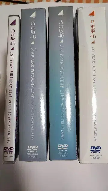 노기자카46 벌스데이 라이브 1st부터 6th DVD