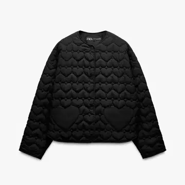 ZARA 자라 하트 퀼팅 자켓 XS