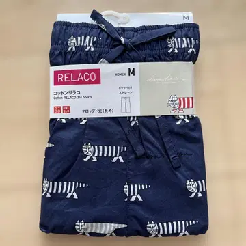 UNIQLO 코튼 리라코 크롭 기장 리사 라르손 M