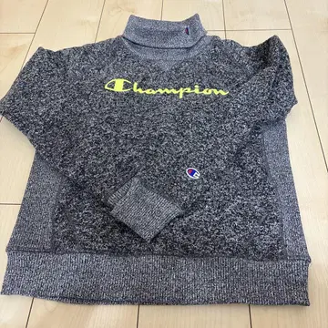 [ 미사용 새상품 ] Champion 그레이 터틀넥 스웨터