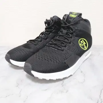 새상품급 ZUMBA AIR FUNK 댄스 스니커즈 블랙 24cm