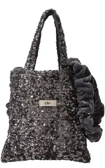 ELLE shop 한정판 우어 Uhr 스팽글 미니백
