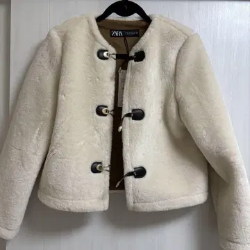 ZARA 더블 페이스 토글 버튼 자켓 XS