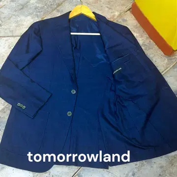 새상품급 TOMORROWLAND 헤링본 단회전 3B 자켓 본절단 M