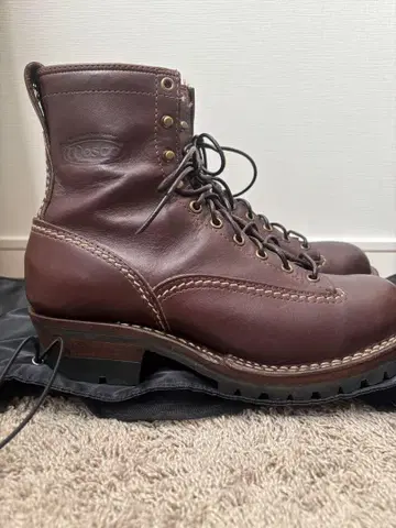 Wesco 워크 부츠 브라운 잡마스터