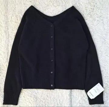 SHIPS any 폭스 2way 가디건 블랙