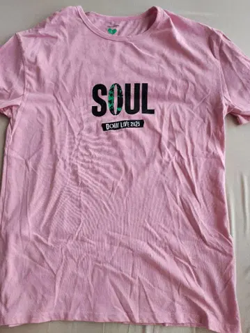 후쿠야마 마사히로 핑크 SOUL T셔츠