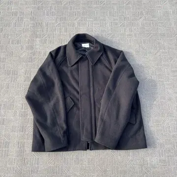 멜톤 자켓 겨울 아우터 2way 사양 코트 깔끔한 시티 보이