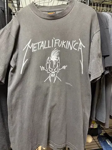 ask 가격 Metallica 메탈리카 90s 싱글 스티치
