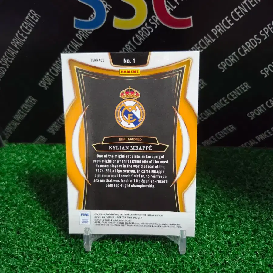 24-25 Panini Select Real Madrid Kylian Mbappé Soccer Card  #킬리안음바페,#음바페,#레알마드리드,#레알축구카드,#파리생제르망 on Bunjang Global Site.