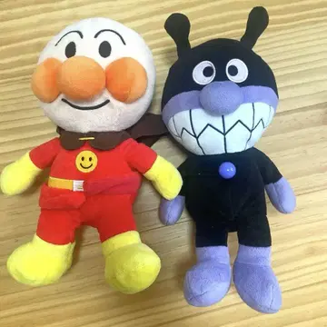 호빵맨 세균맨 봉제 인형 세트