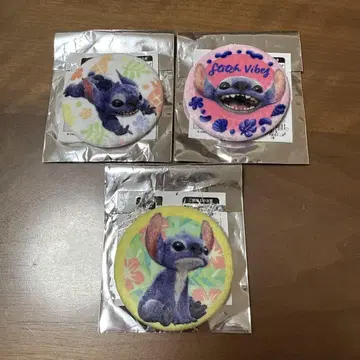 디즈니 릴로&스티치 실사 영화 굿즈 블라인드 복슬복슬 캔뱃지