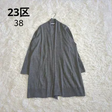 새상품급 23구 MY STANDARD 롱 가디건 그레이 38
