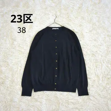 미사용급 23구 골드 버튼 가디건 겉옷 38