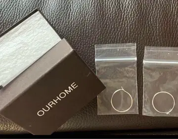 주말 한정판 가격 인하 OURHOME K10 후프 귀걸이 화이트 골드