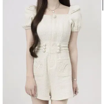 WAFFLE TWEED COMBINAISON Lumignon 루미뇽