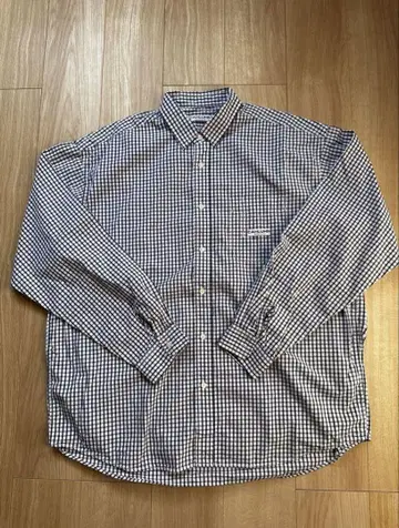 Magazine Pocket Broad Shirt(Gingham)