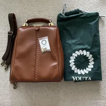 YOUTA 더치백 백팩 XS 카멜 인조 가죽