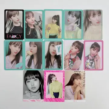 twice 트레이딩 카드 세트 미나 fancy