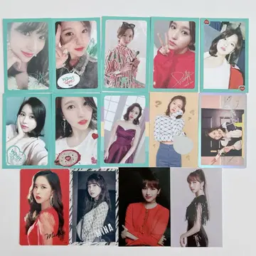 twice 트레이딩 카드 미나 세트