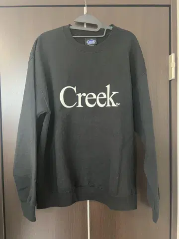Creek 크릭 맨투맨 블랙 사이즈 L