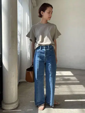 spick and span 플레어 라인 팬츠 데님 5 1/2