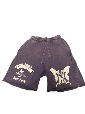 CHILLIN' NY BUTTERFLYPIGMENT SWEATSHORTS