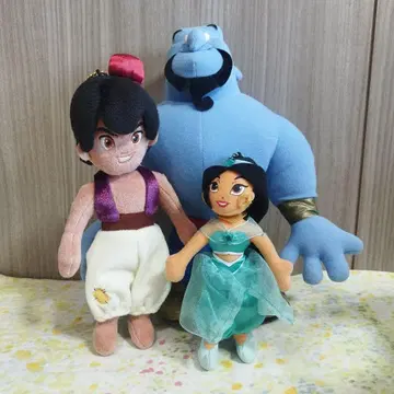 알라딘 재스민 지니 봉제 인형 디즈니랜드 디즈니씨