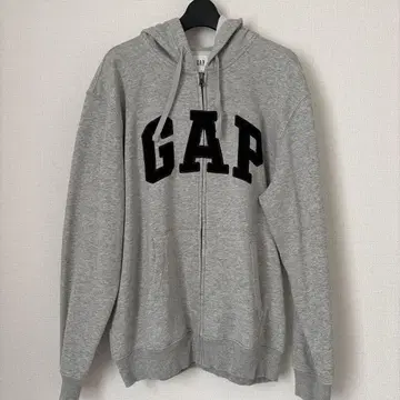 새상품급 GAP 풀 집업 후드티 그레이