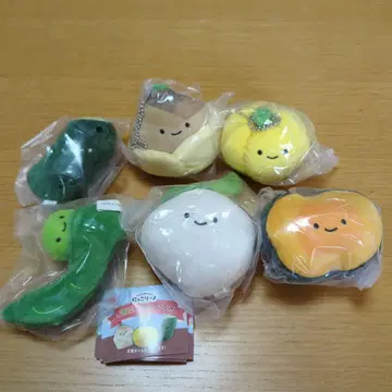 닛코리노 야채 봉제 인형 4 컴프 6개