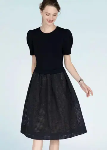 폭시 데이지 린 원피스 퍼펙트 레이디 반팔 38 블랙