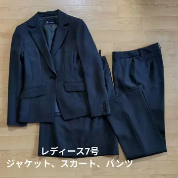 여성용 7호 스트라이프 비즈니스 정장