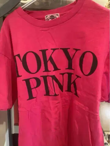 [ 레어 ] 오오모리 세이코 TOKYO PINK 티셔츠 프리 사이즈