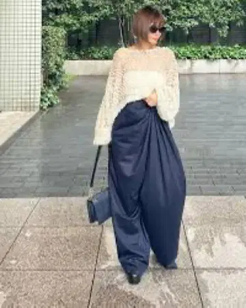 cygne 팝콘 니트 화이트
