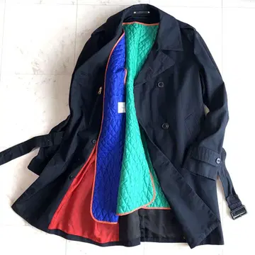 폴스미스 퀼팅 라이너 세트 트렌치코트 멀티 컬러 현행 L