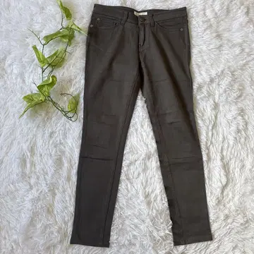 Le souk 여성용 스키니 팬츠 (S) 면 코튼 플랑드르