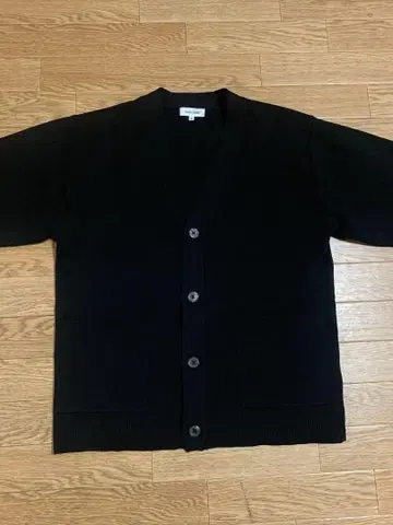 GLOBAL WORK 블랙 V넥 가디건 M