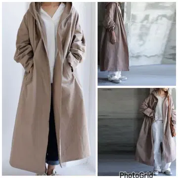 안티카 베이지 가을 트렌치코트 프리 사이즈