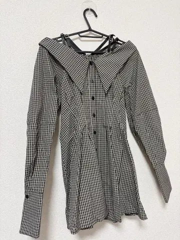 새상품 crayme Twin Belt Shirt