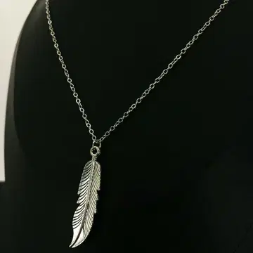 위저 목걸이 실버 은 체인 피저