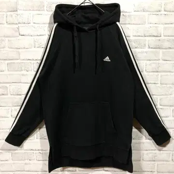 adidas 후드티 원피스 S 블랙 한국제 여성용 1300