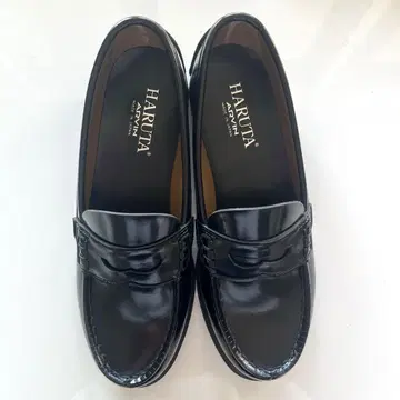 새상품급 새상품 하루타 로퍼 HARUTA ARVIN 블랙 24.5cm