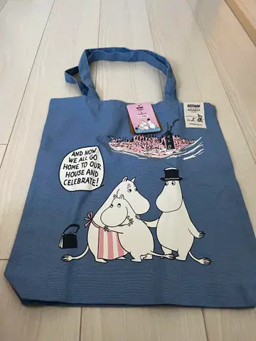 오사카 만박 한정판 무민 토트백