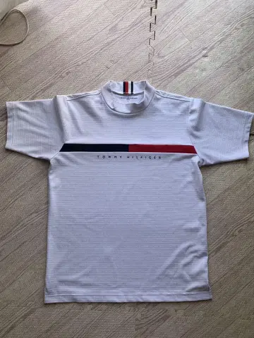 TOMMY HILFIGER 골프 셔츠 L 화이트