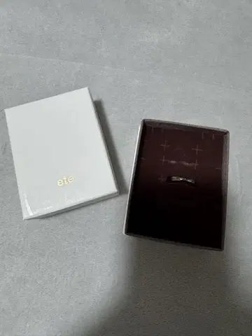 ete 블랙 다이아몬드 크로스 반지 17호