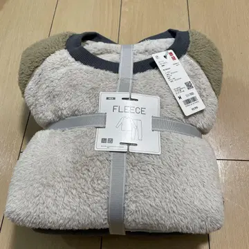 UNIQLO 퍼리 플리스 세트 M 사이즈 내추럴