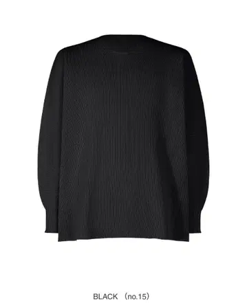 미사용 새상품 옴므플리세 BASIC KNIT 블랙