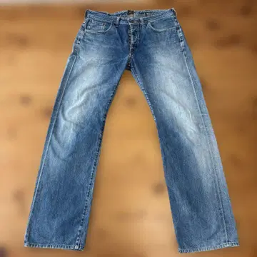 Lee 1101 w36L34 신치 벨트 헤어온하이드 유즈드 새상품급